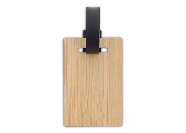 Luggage tag bamboo