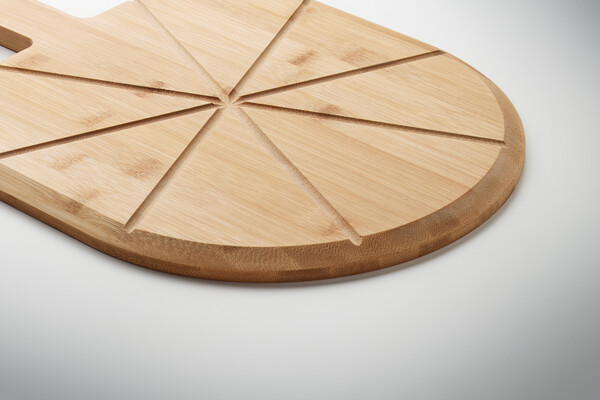 Bamboo pizza board & cutter Napolitana