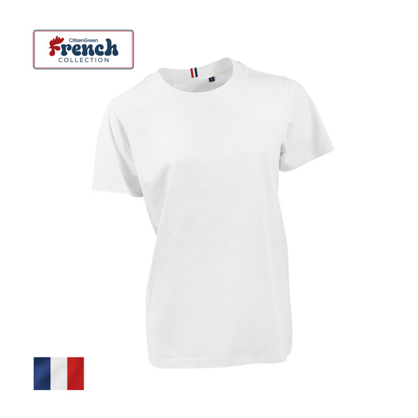 Tshirt F Bio170g LUCIENNE - BLANC / XS