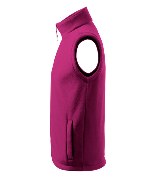 Fleece Vesta Unisex Rimeck® Next - Fuchsia Red / 2XL