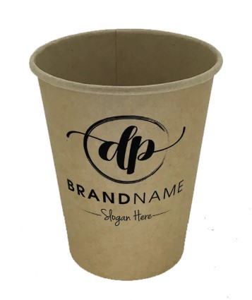 Single Wall Kraft Paper Cups 12oz (350ml)