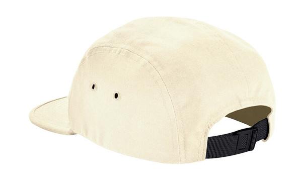 Canvas 5 Panel Cap - Black / ONE SIZE