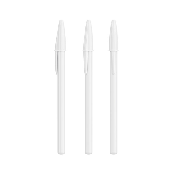 BIC® Style Ballpen - Blanc / Blanc / Encre Bleue