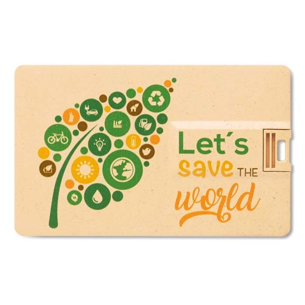 Pen Drive Em Formato De Cartão De Credito