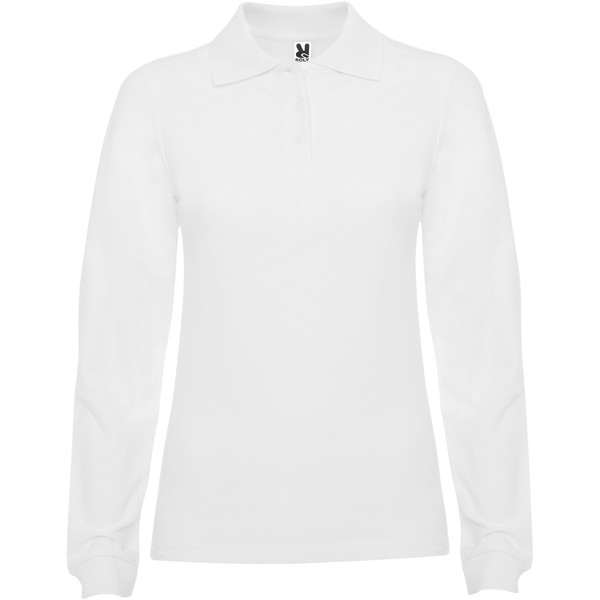 Polo Estrella à manches longues pour femme - Blanc / L