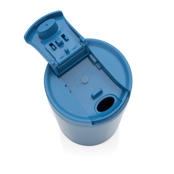 Mug 300ml isotherme et étanche en acier recyclé RCS - Bleu