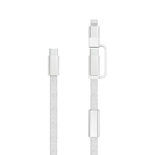 Arc RCS 60W 120 cm 2-in-1 fast charging cable - Grey