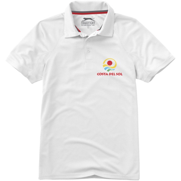 Game short sleeve men's cool fit polo - White / XXL