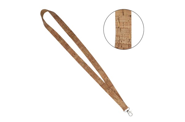 Cork lanyard