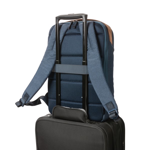 Sac à dos ordinateur two tone deluxe Impact AWARE™ 300D - Bleu Marine