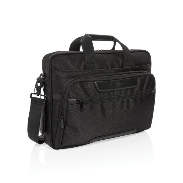 Swiss Peak laptop bag RFID, 15.6 inch, 1680D RPET