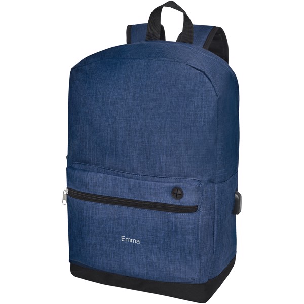 Sac à dos Hoss professionnel pour ordinateur portable de 15,6" 16L - Bleu cobalt