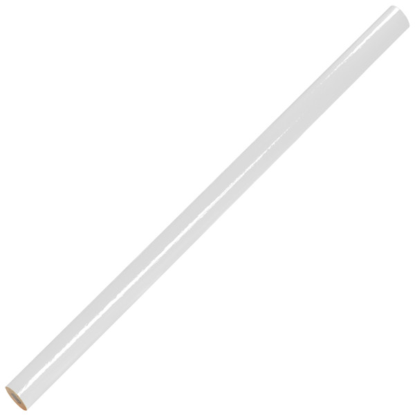 Carpenter's pencil, oval, unsharpened - White - White