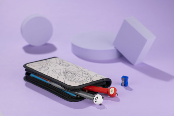 Spinner pen SKIPPI-  Apple - grey