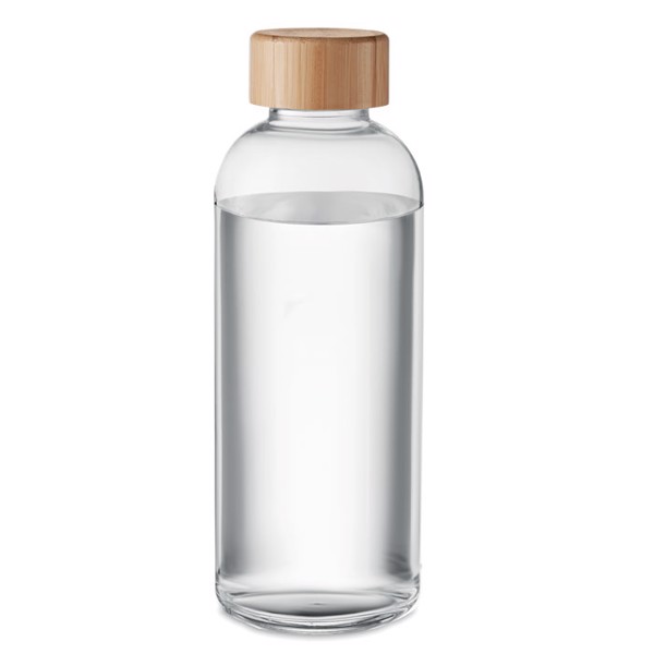 MB - Glass bottle 650ml bamboo lid Frisian