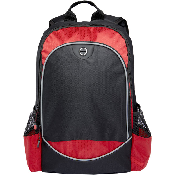 Benton 15" Laptop-Rucksack 15L - schwarz / rot