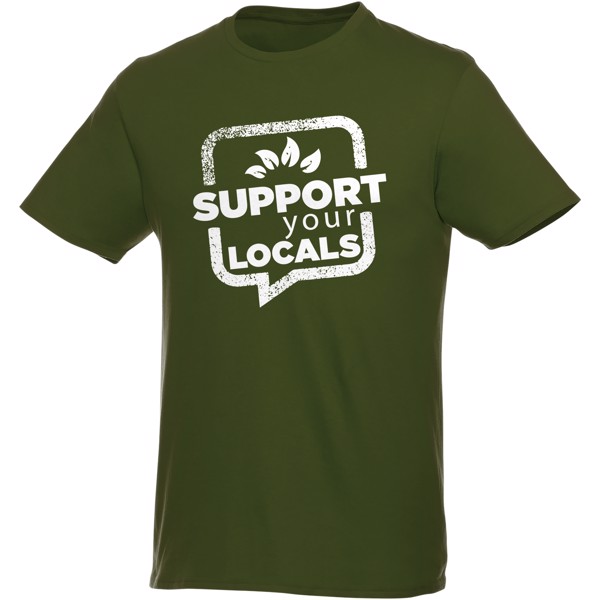 T-shirt homme manches courtes Heros - Vert Militaire / L