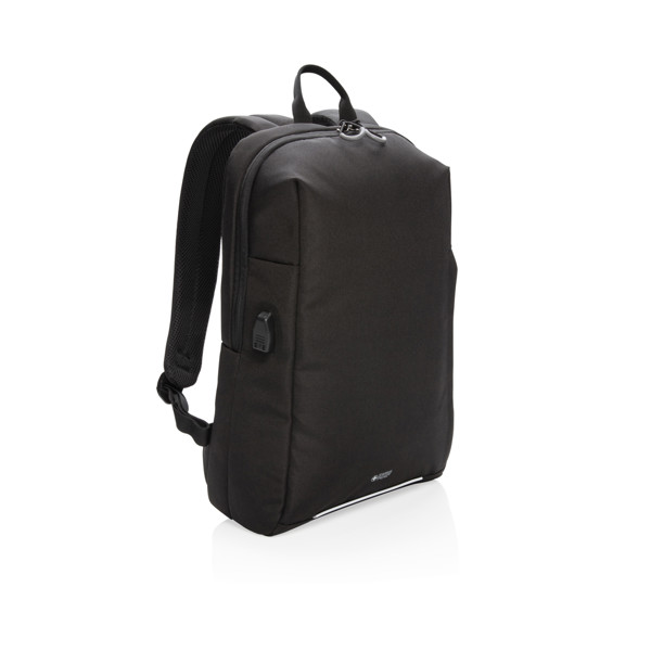 Swiss Peak backpack, 15.6in laptop, USB A, RFID