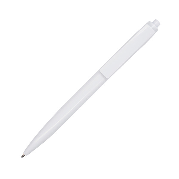 Rainbow plastic pen - White
