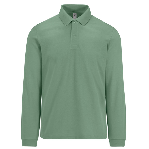 B&C My Polo 210 Lsl - 100% Algodão Optimium (Investindo Em Better Cotton) - Amalfi Green / XL