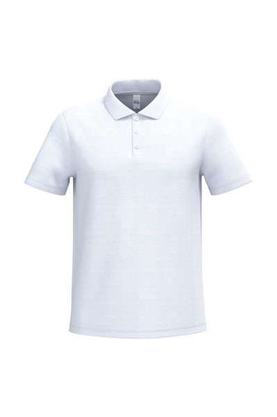 Men's Pique Polo Shirt - Ideal White / 5XL