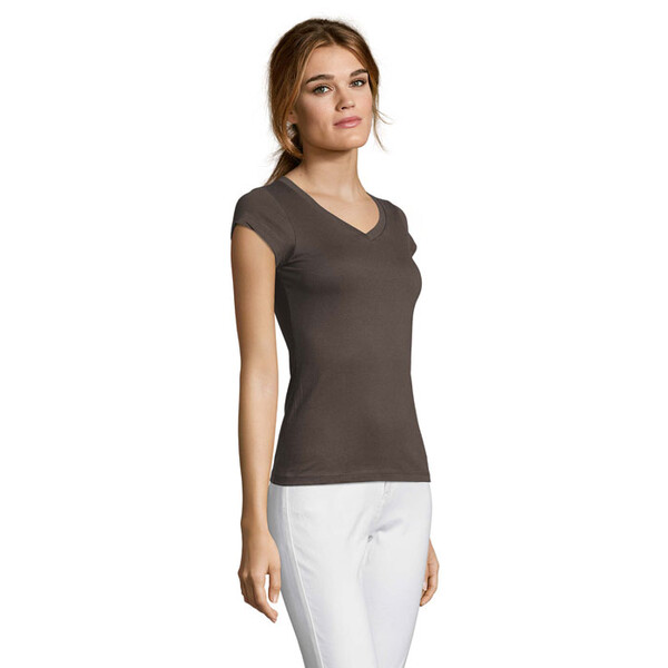MOON T-SHIRT SENHORA 150g - Cinza EscuroL