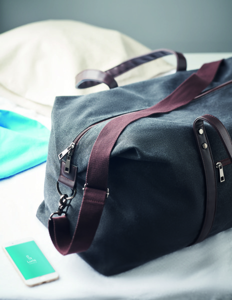 Zurich weekend bag canvas 450g, 55x24.5x36cm
