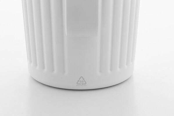 Thermobecher Streaky Grab - Weiß