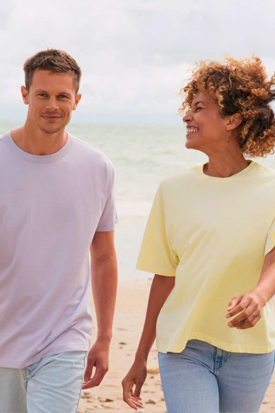 Sol's Boxy Men's Oversized T-Shirt - Lilac / L