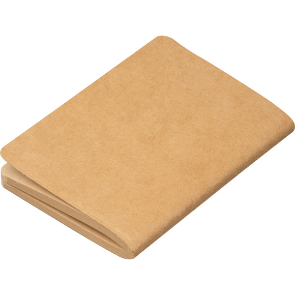 TEODORO B7 zápisník z recyklovaného papiera - Beige