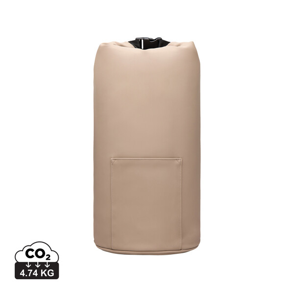 VINGA Baltimore RCS Roll-top cooler bag - Greige