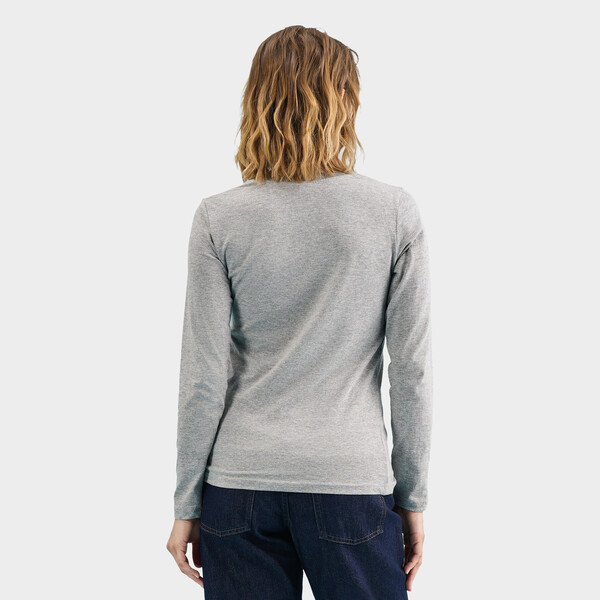 IMPERIAL-mulher-shirt190 Imperial Lsl Women - Cinzento Dois TonsXXL