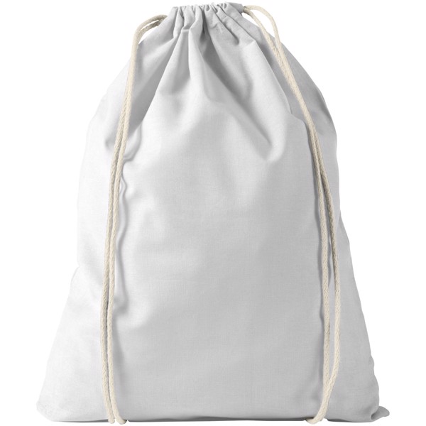 Oregon 100 g/m² Premium Turnbeutel 5L - weiss