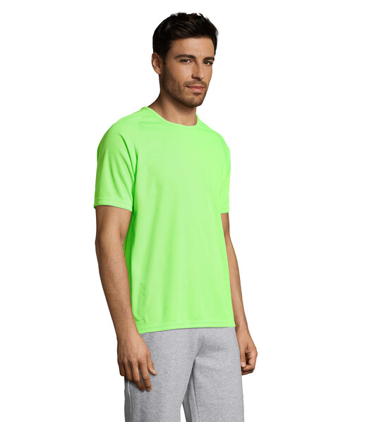 SPORTY T-shirt homem - Verde Fluo3XL
