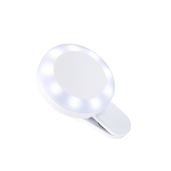 Lampe à Selfie Rechargeable BREVARD - blanc