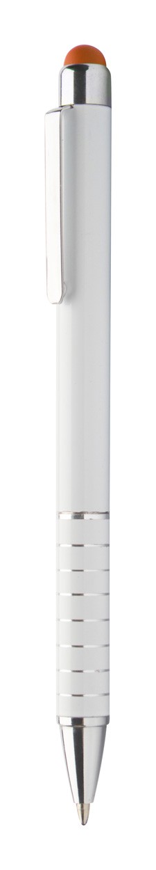 Touch Ballpoint Pen Neyax - White / Orange