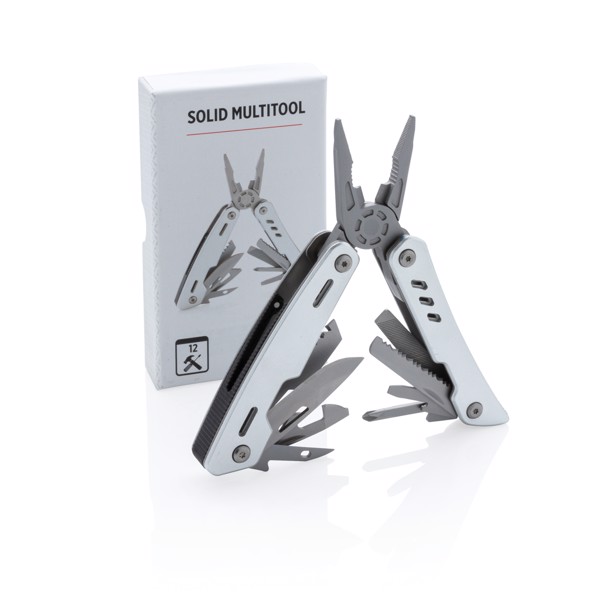 Xd Collection 12-funkcijsko večnamensko orodje, ohišje iz aluminija - Silver