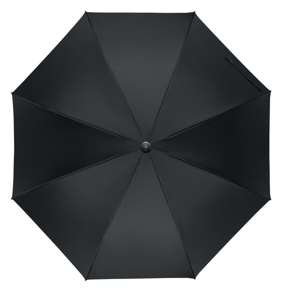 27" auto umbrella wood handle Rayna - Black