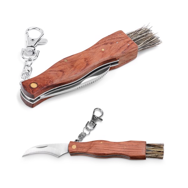 GUNTER. Pocket knife in stainless steel and wood