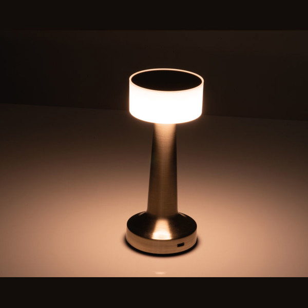 Stolná lampa Poznaň - Sivá