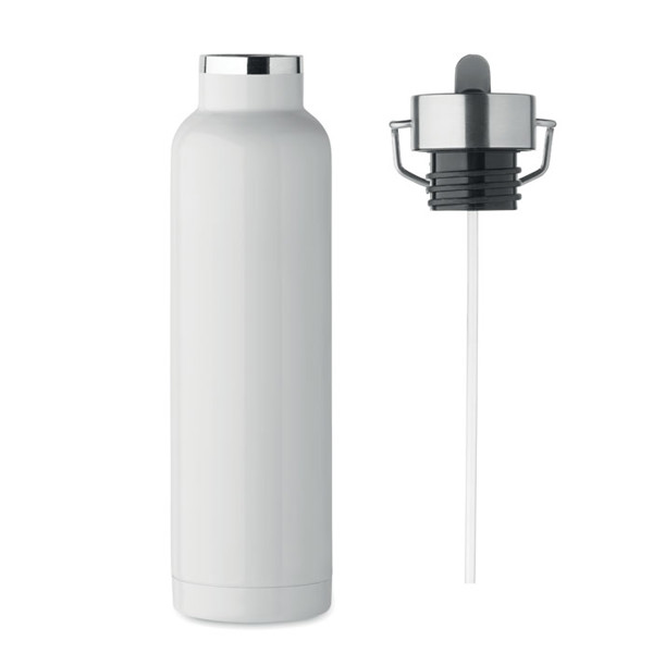 Steklenička Riflow iz recikliranega jekla, 660 ml - Bela