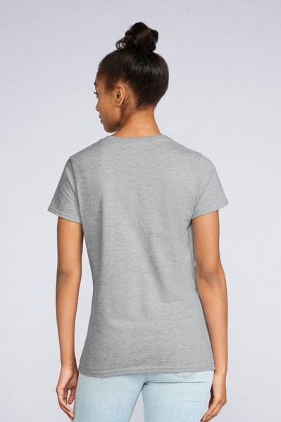 Premium Cotton® Ladies' V-Neck T-Shirt - White / M