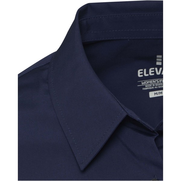 Camicia in tessuto di popeline da donna Carnelian - Blu navy / L