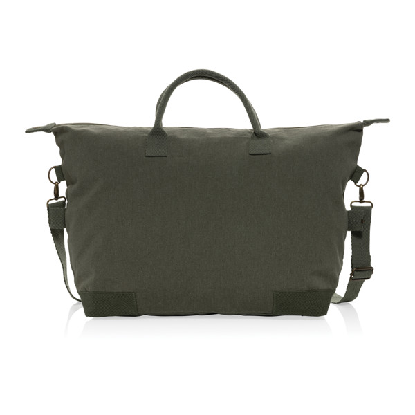 Víkendová taška Kezar z 500g recykl. canvas AWARE™ - Zelená