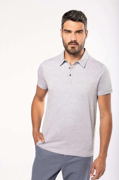 Muška polo majica kratkih rukava od džersija - Sport Light Plava / S