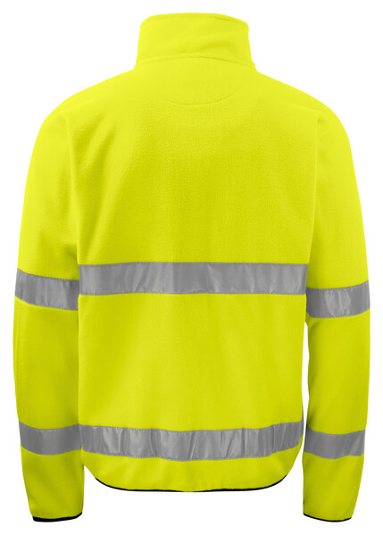 6327 Fleecejacket Yellow/Black 4XL