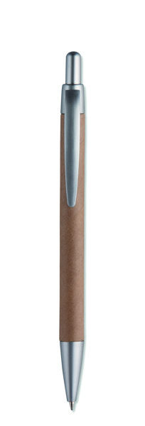 Caneta com corpo de cartão Pushton