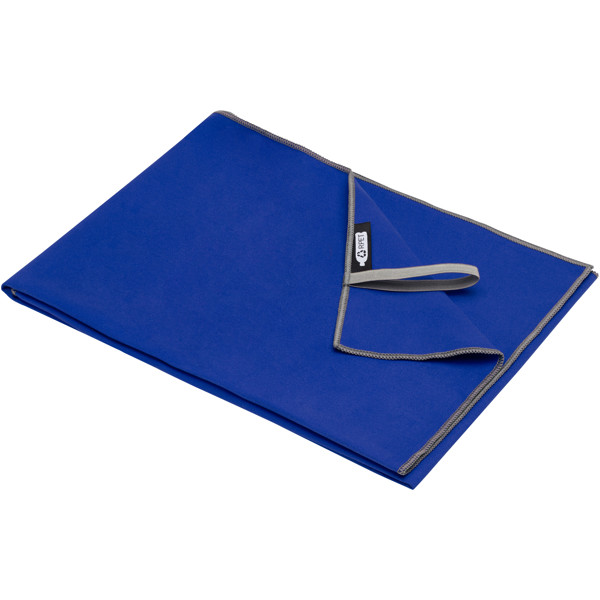 Serviette Pieter certifiée GRS ultra-légère et à séchage rapide 50 x 100 cm - Bleu royal