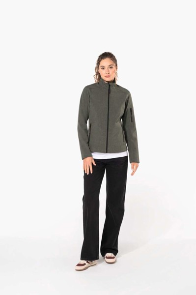 Ladies' Softshell Jacket - White / M