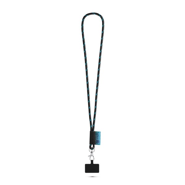 STAFFORD. Custom polyester lanyard - 300 - Black